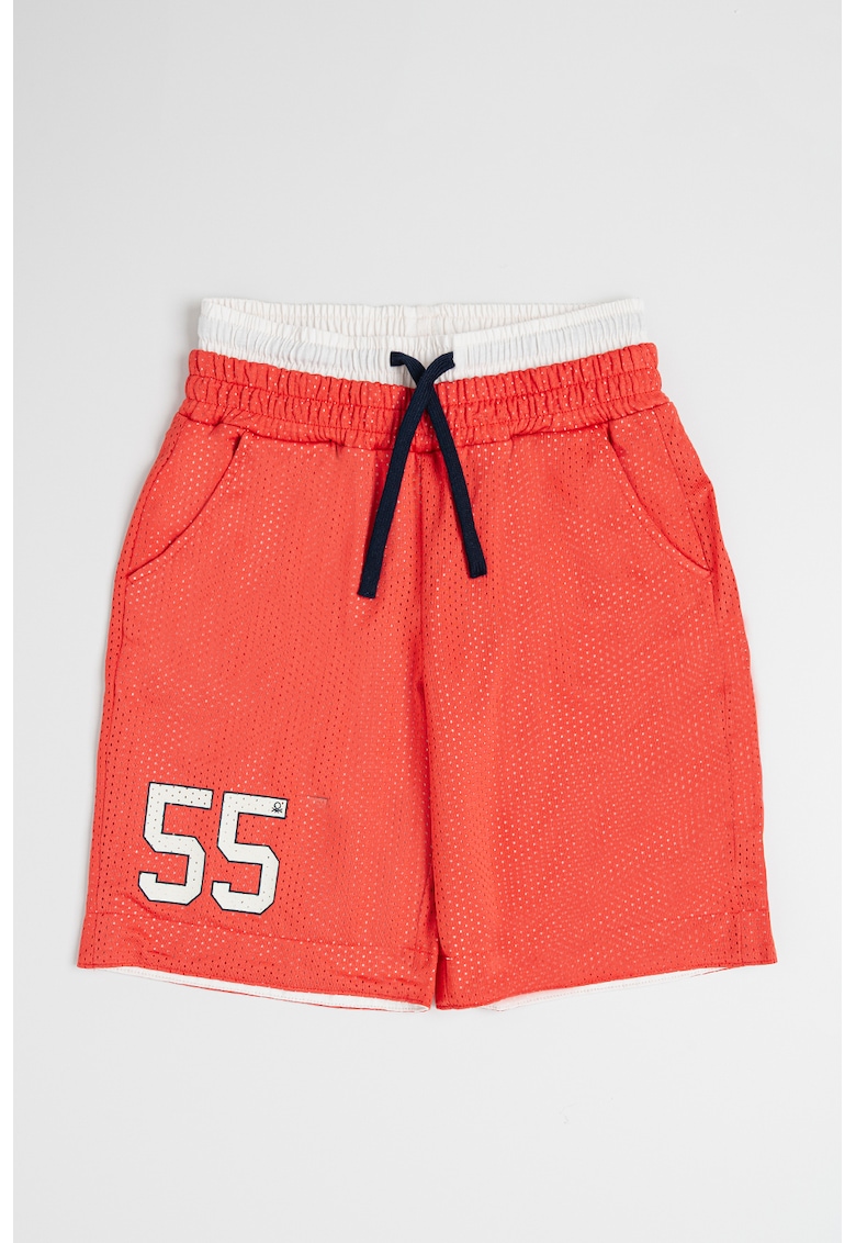 Pantaloni scurti cu snur si buzunare laterale