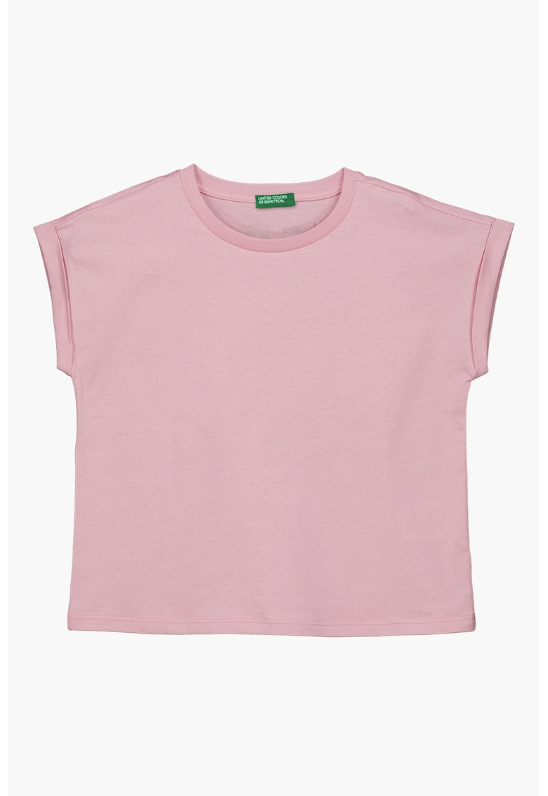 Tricou cu imprimeu text - Alb/Roz