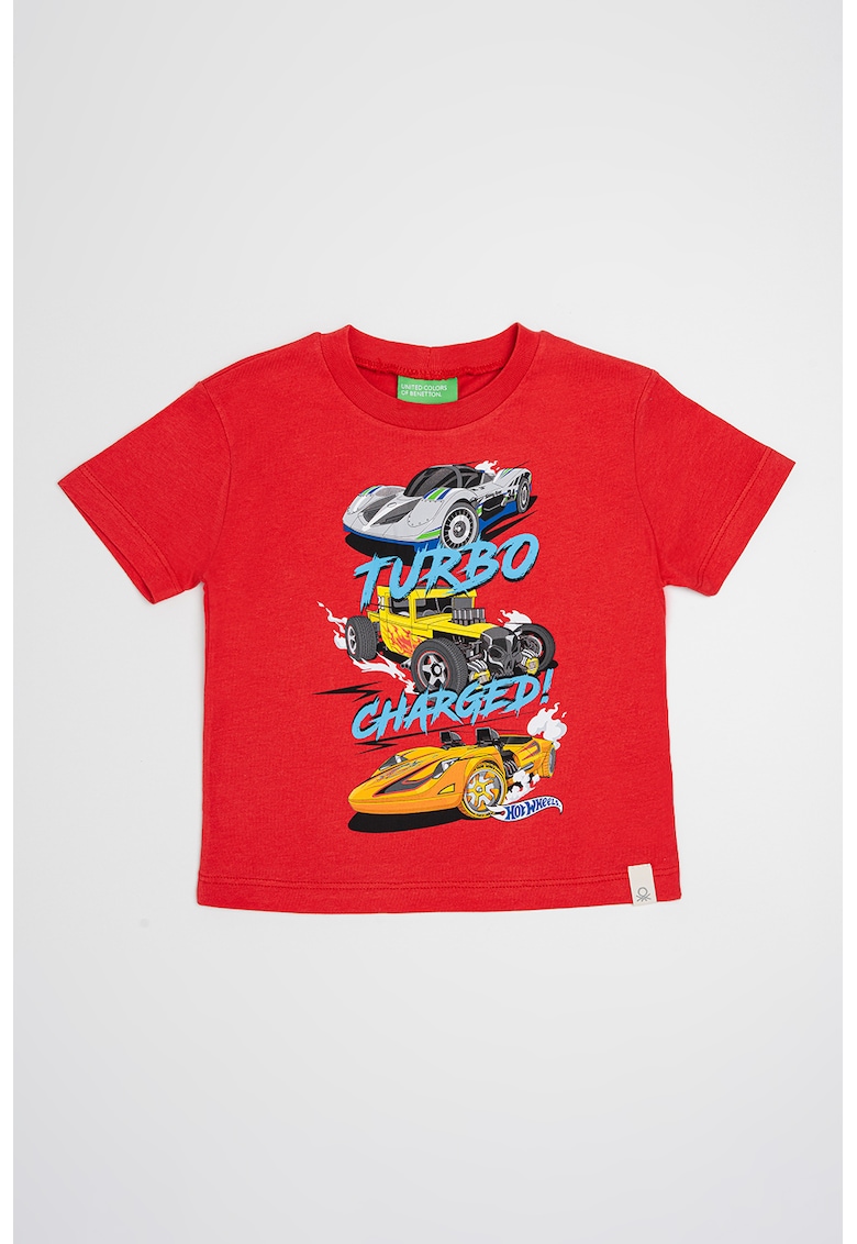 Tricou cu imprimeu Hot Wheels