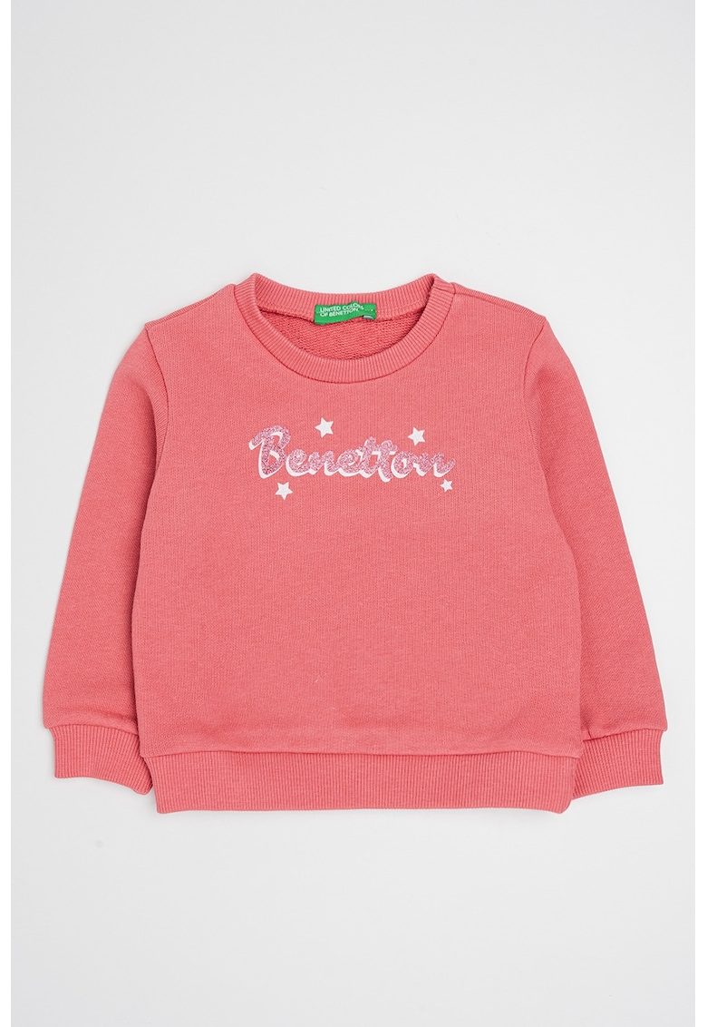 Bluza sport cu decolteu la baza gatului