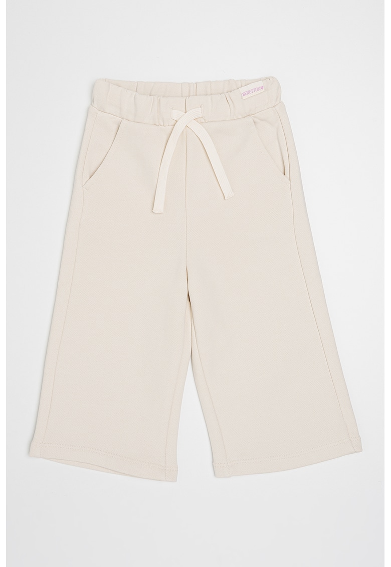 Pantaloni sport drepti cu buzunare laterale