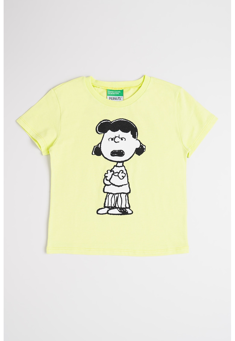 Tricou de bumbac cu impriemu Peanuts