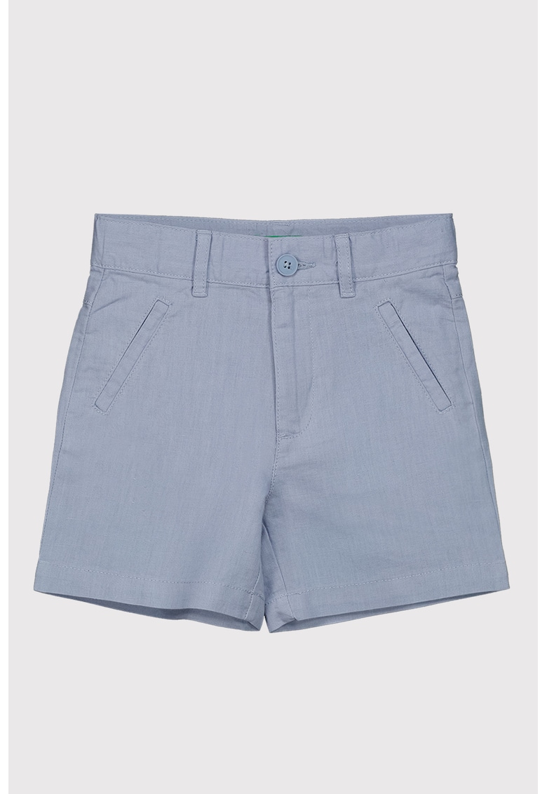 Pantaloni scurti din amestec de in