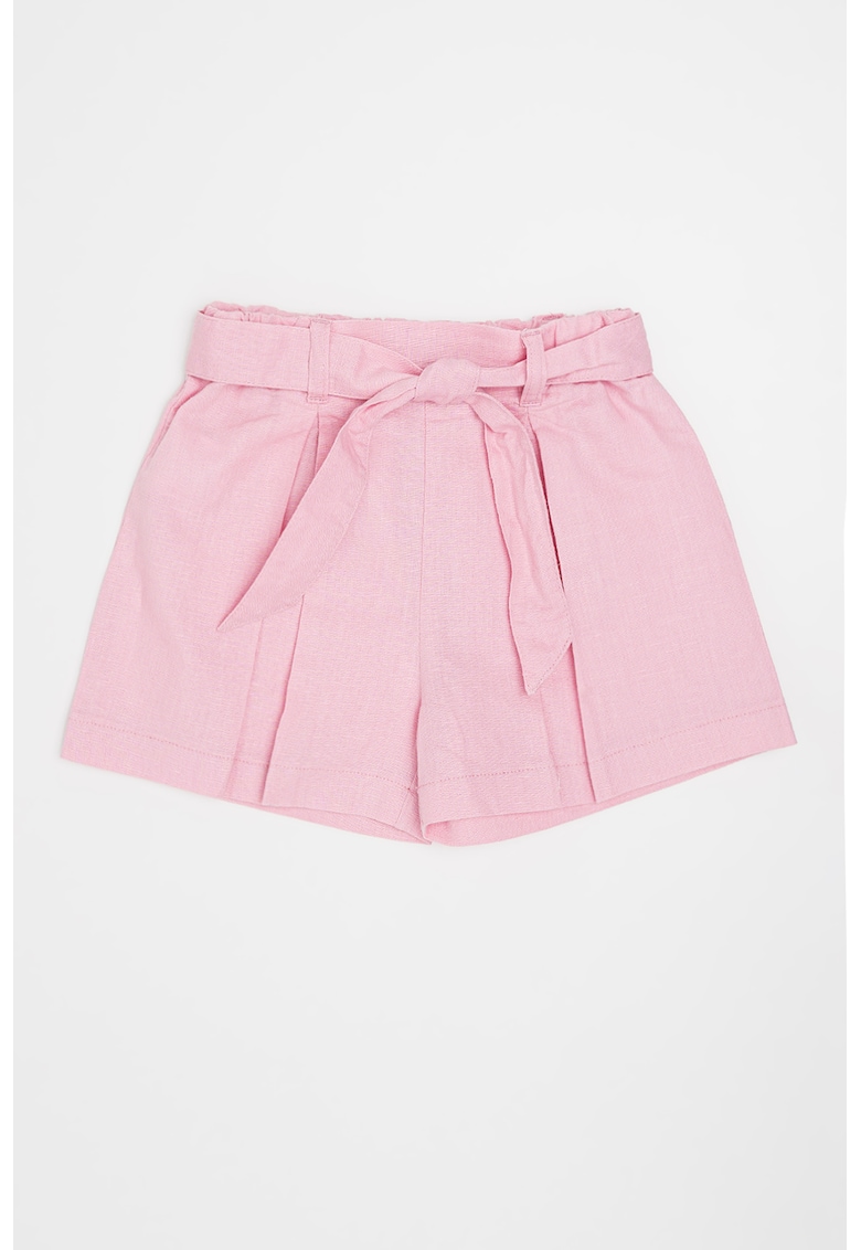 Pantaloni scurti din amestec de in