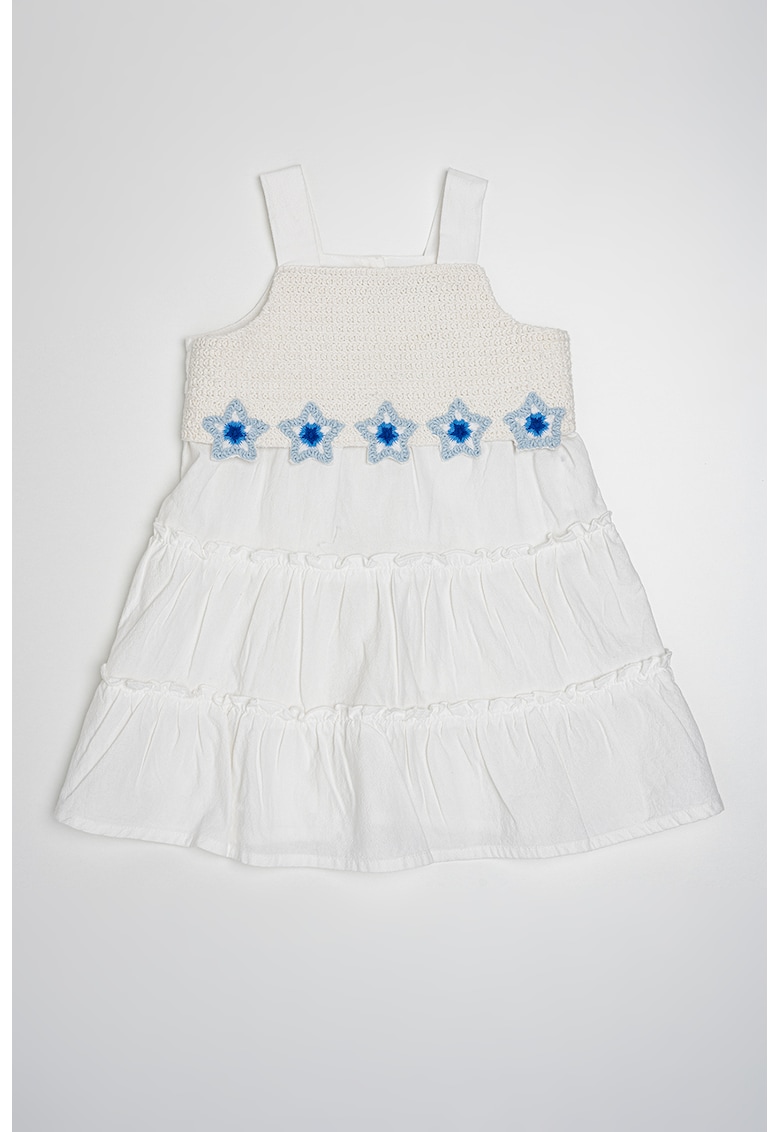 Rochie evazata cu broderie