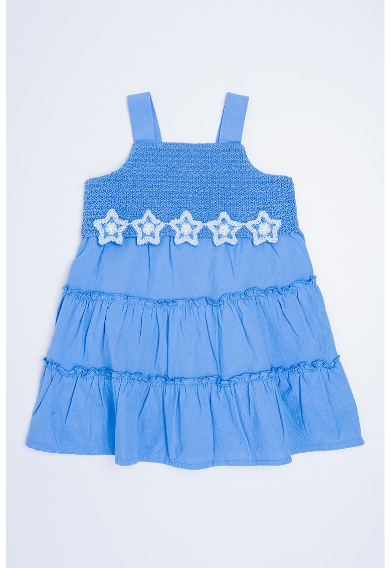 Rochie evazata cu broderie