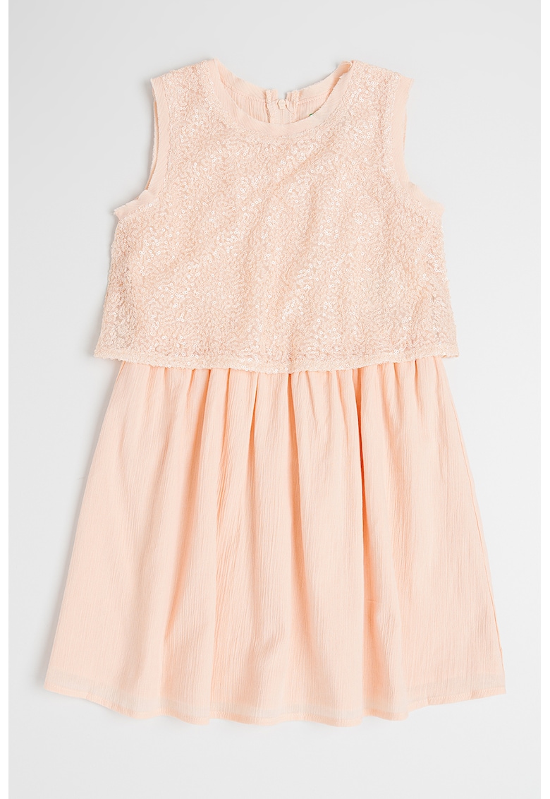 Rochie evazata cu decolteu rotund