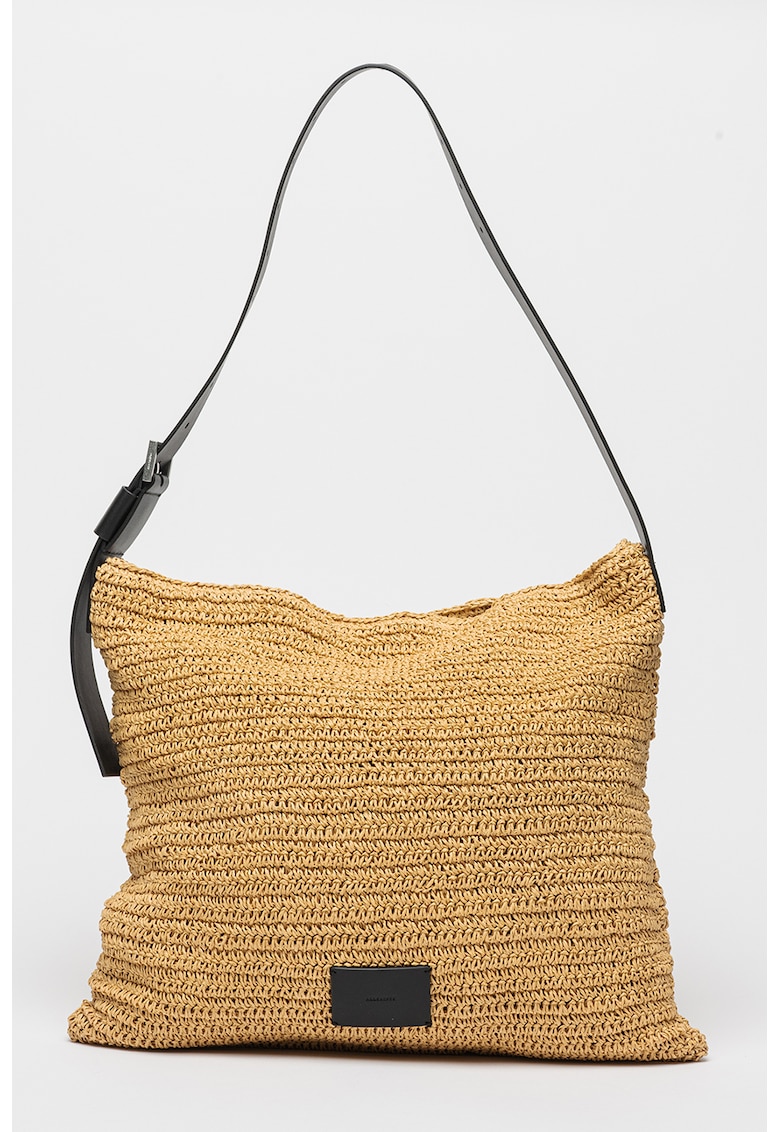 Geanta hobo tesuta din paie de hartie Asha