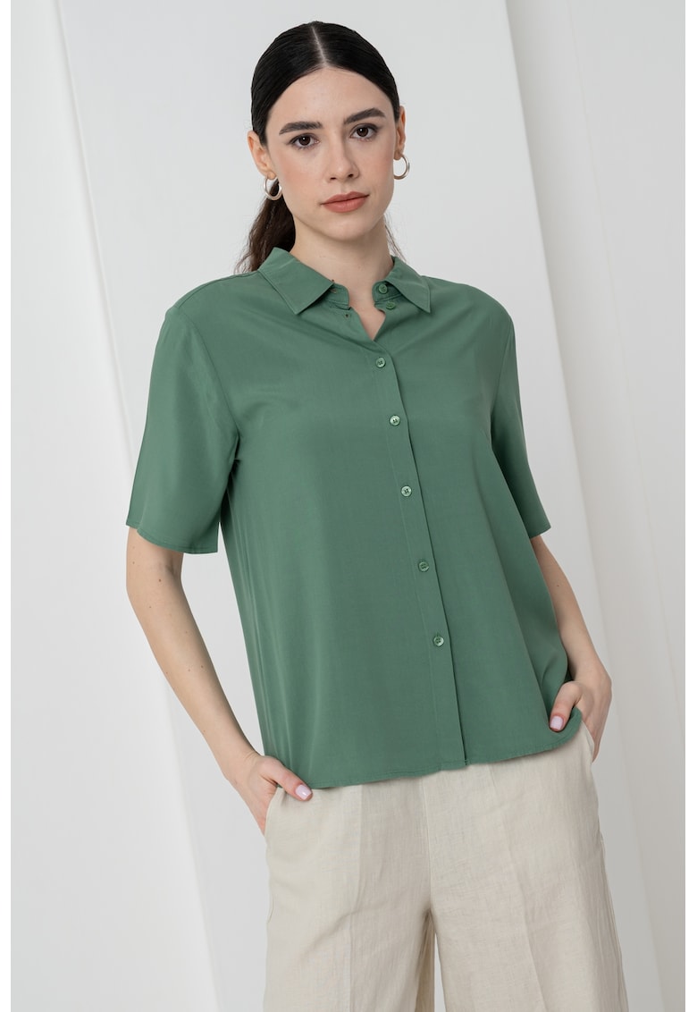 Camasa uni cu maneci scurte