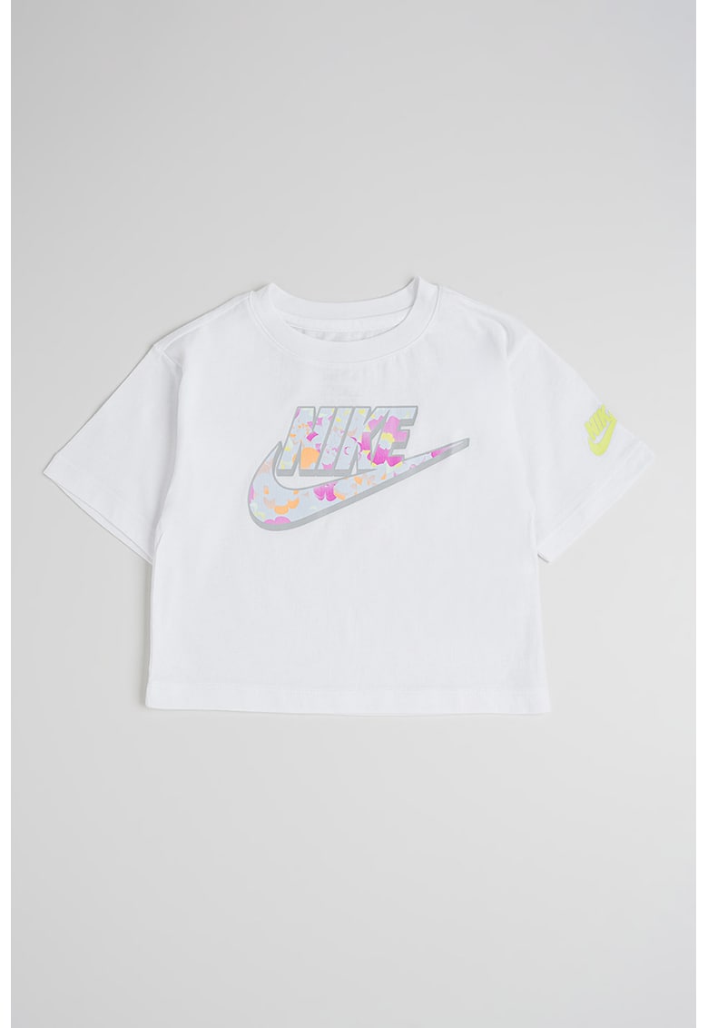 Triocu din amestec de bumbac cu logo - Alb optic/Roz/Albastru deschis