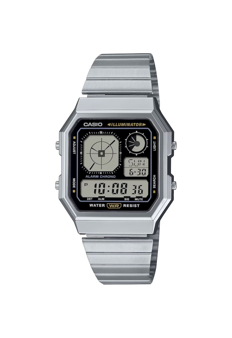 Ceas Vintage Collection - mecanism quartz - argintiu - 34mm - rezistent la apa 30m