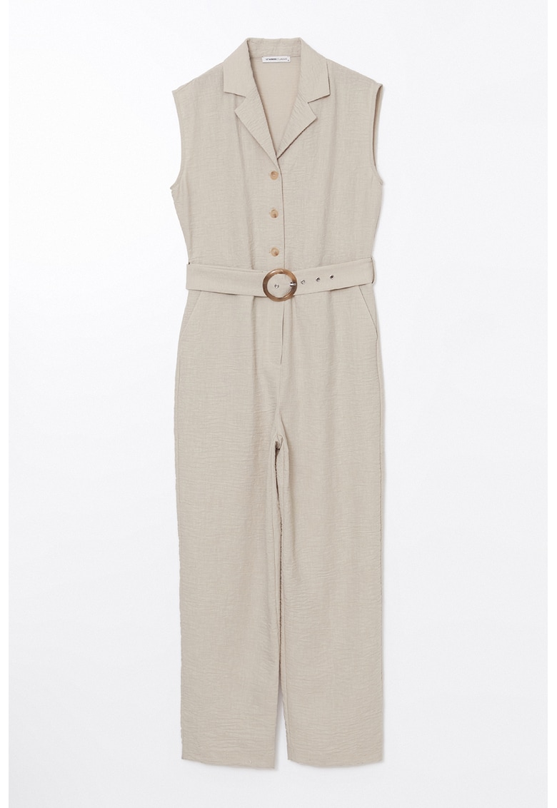 Salopeta cu o curea in talie