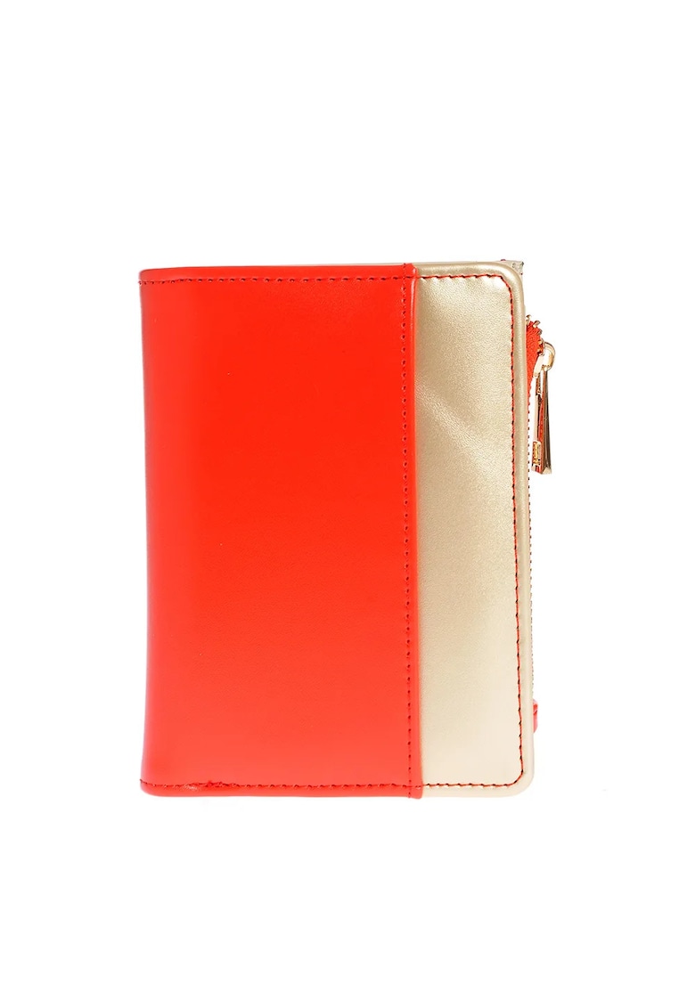 Portofel bicolor din piele ecologica -  Paris