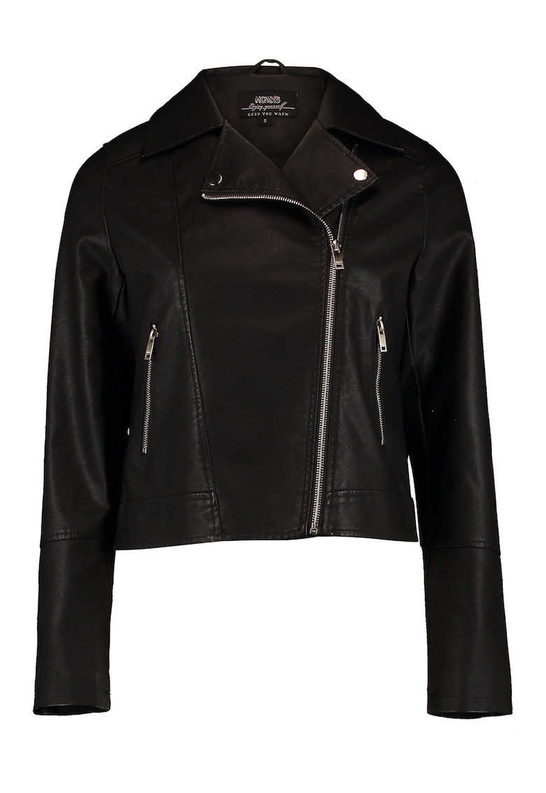 Jacheta biker de piele ecologica