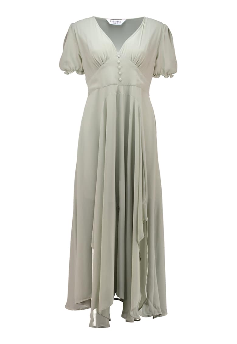 Rochie cu imprimeu si decolteu in V