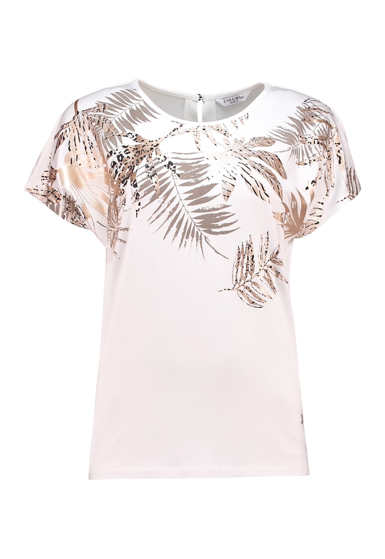 Tricou cu imprimeu vegetal