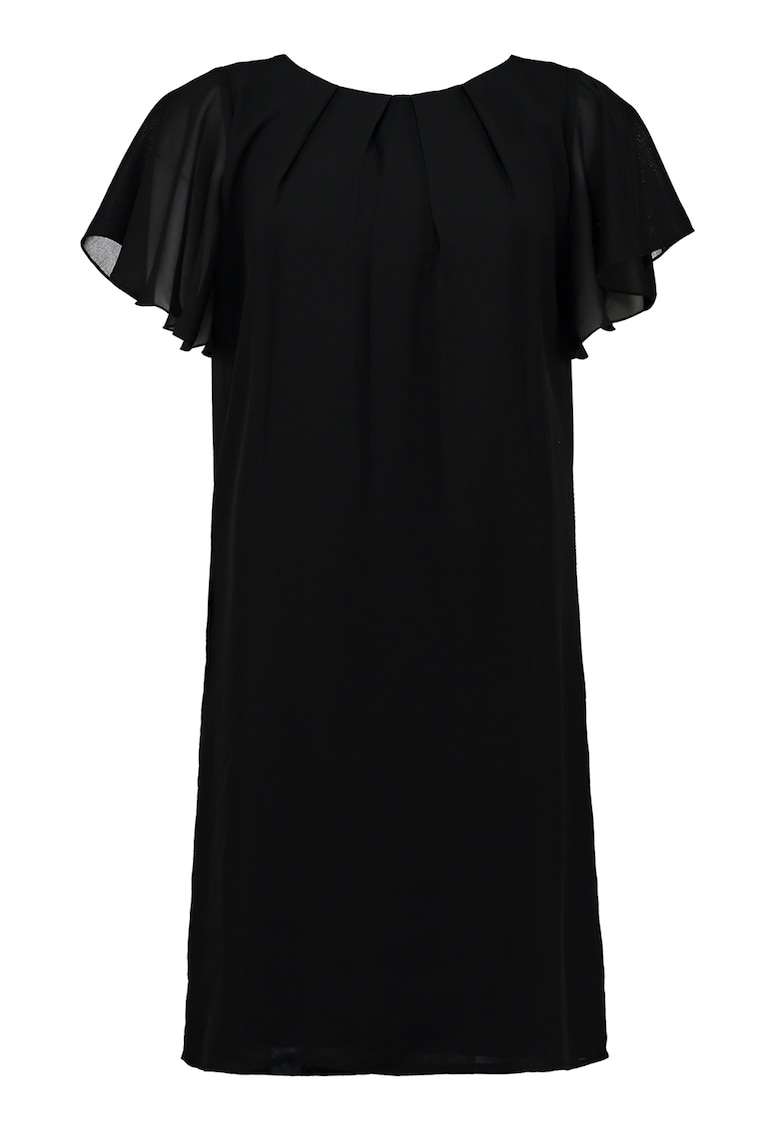 Rochie cu decolteu rotund si maneci scurte