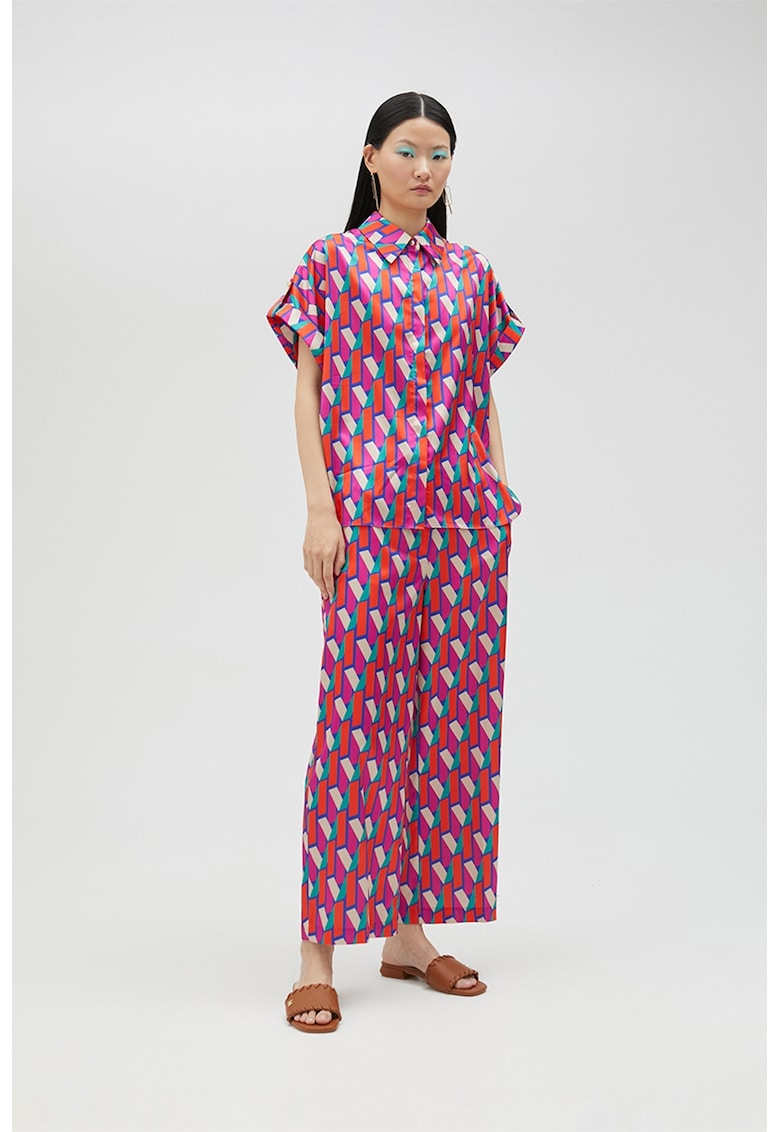 Camasa lejera cu imprimeu abstract Camasa lejera cu imprimeu abstract