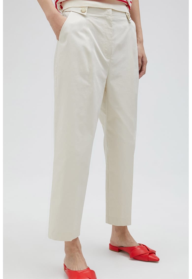 Pantaloni regular fit cu buzunare laterale