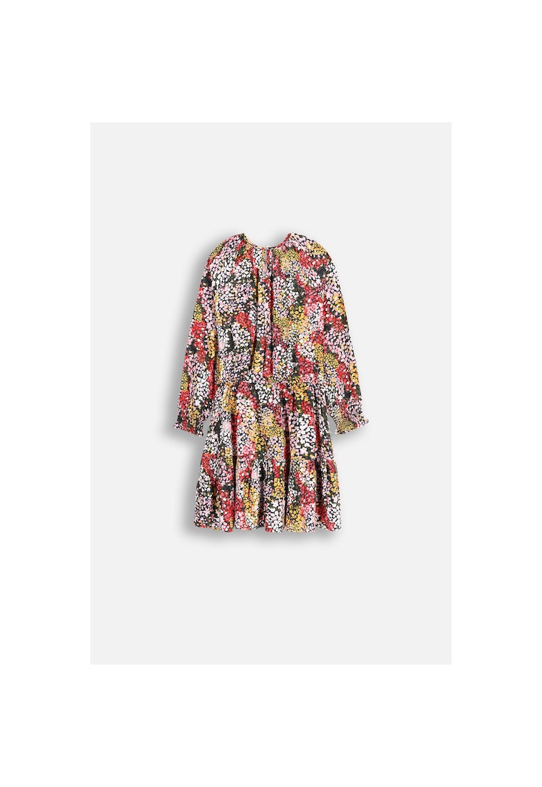 Rochie evazata cu imprimeu floral