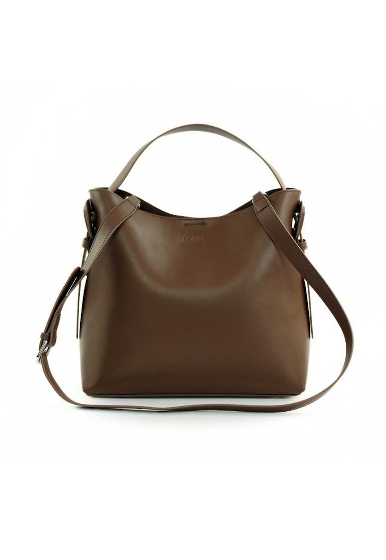 Geanta dama din piele  FL44 - format A4 - cu catarama - curea reglabila - de mana sau umar - eleganta si practica