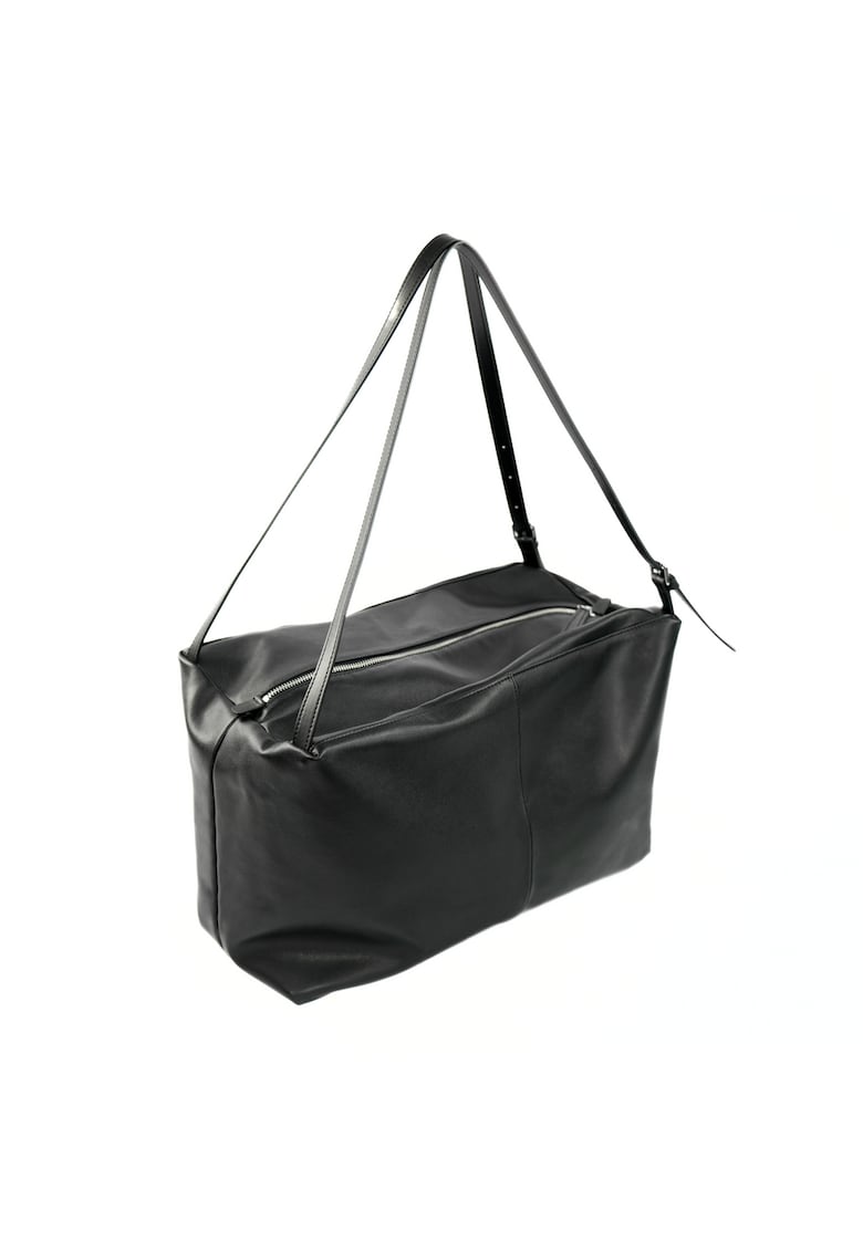Geanta dama tip sac din piele - de umar -  FL36 Oriana neagra