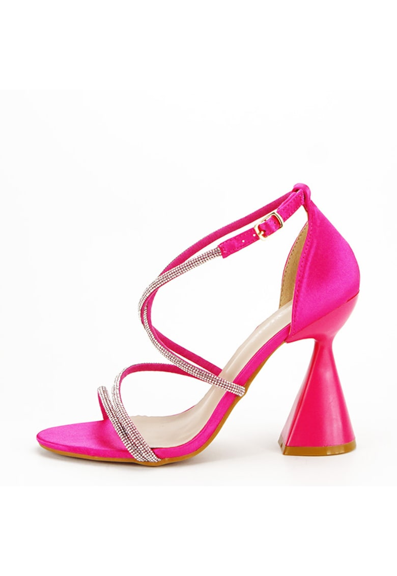 Sandale fucsia elegante cu toc conic BD116 130 15017 Sandale fucsia elegante cu toc conic BD116 130 15017
