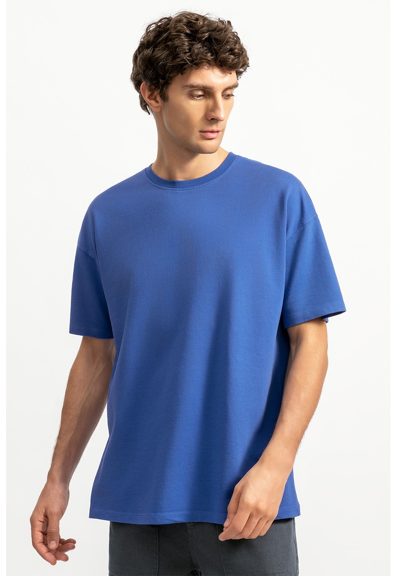 Tricou lejer unisex cu maneci cazute