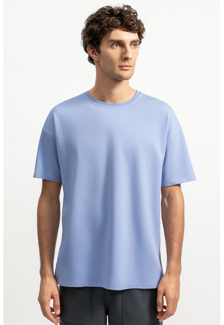 Tricou lejer unisex cu maneci cazute