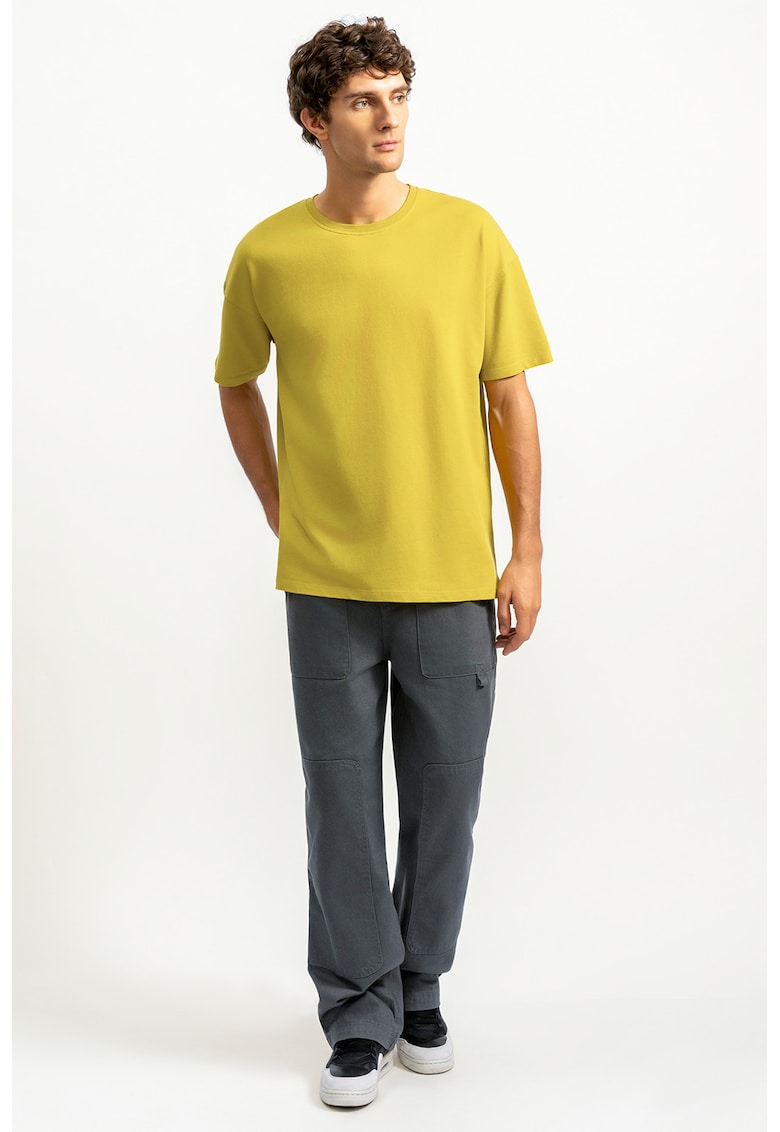 Tricou lejer unisex cu maneci cazute