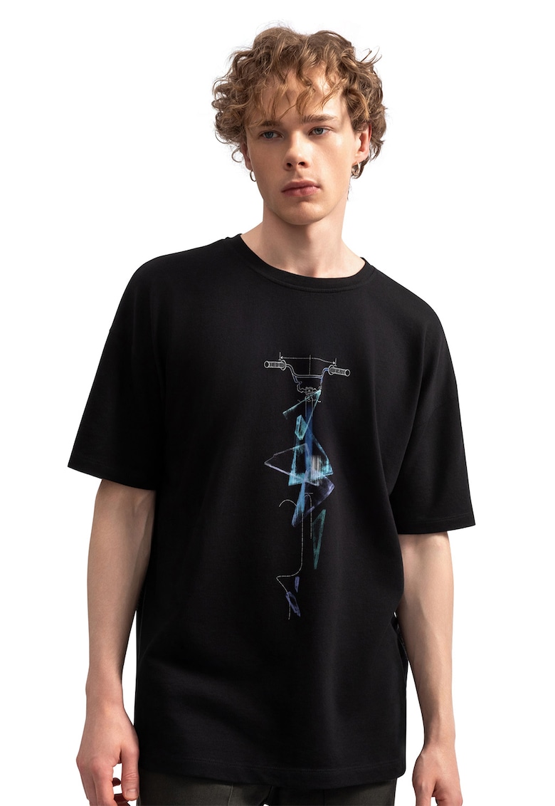 Tricou unisex cu imprimeu Tricou unisex cu imprimeu