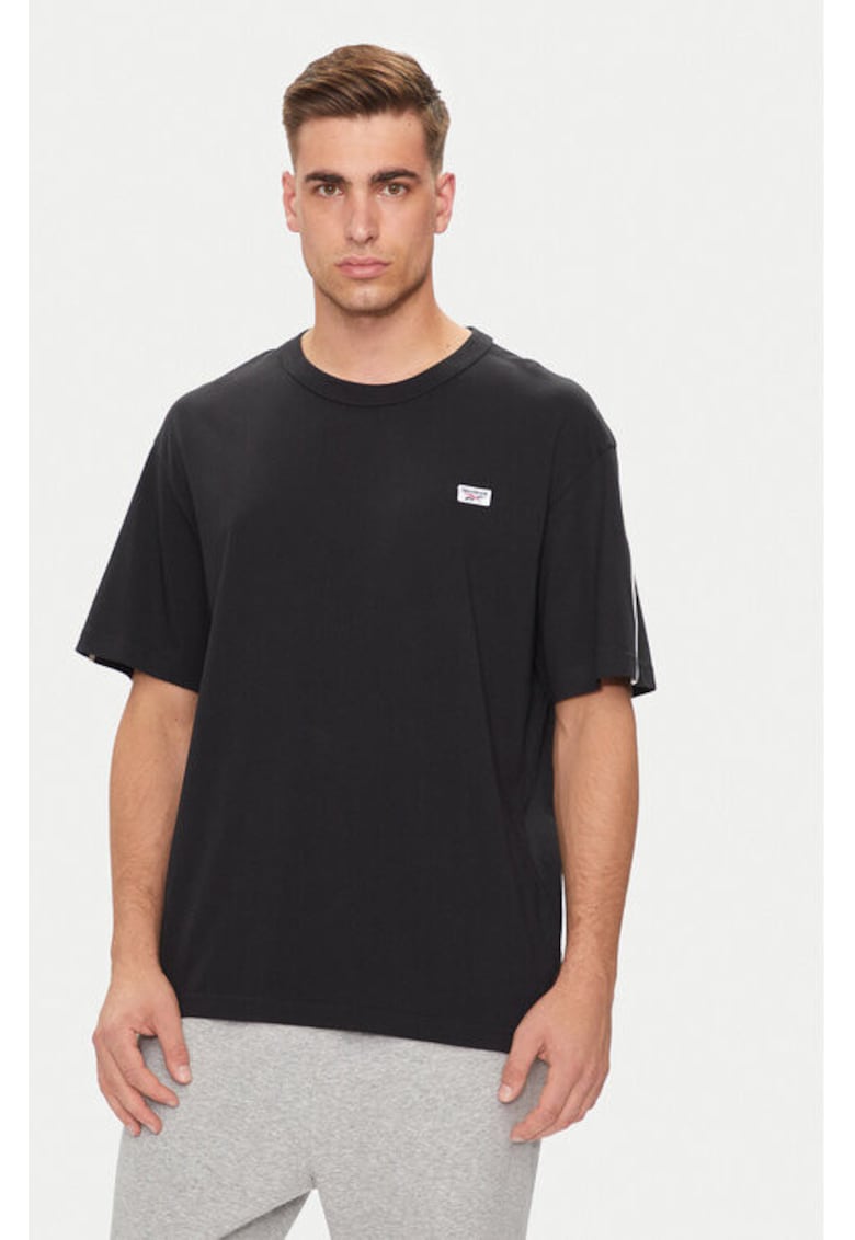 Tricou barbati - 304553158 - Bumbac - Negru - Negru