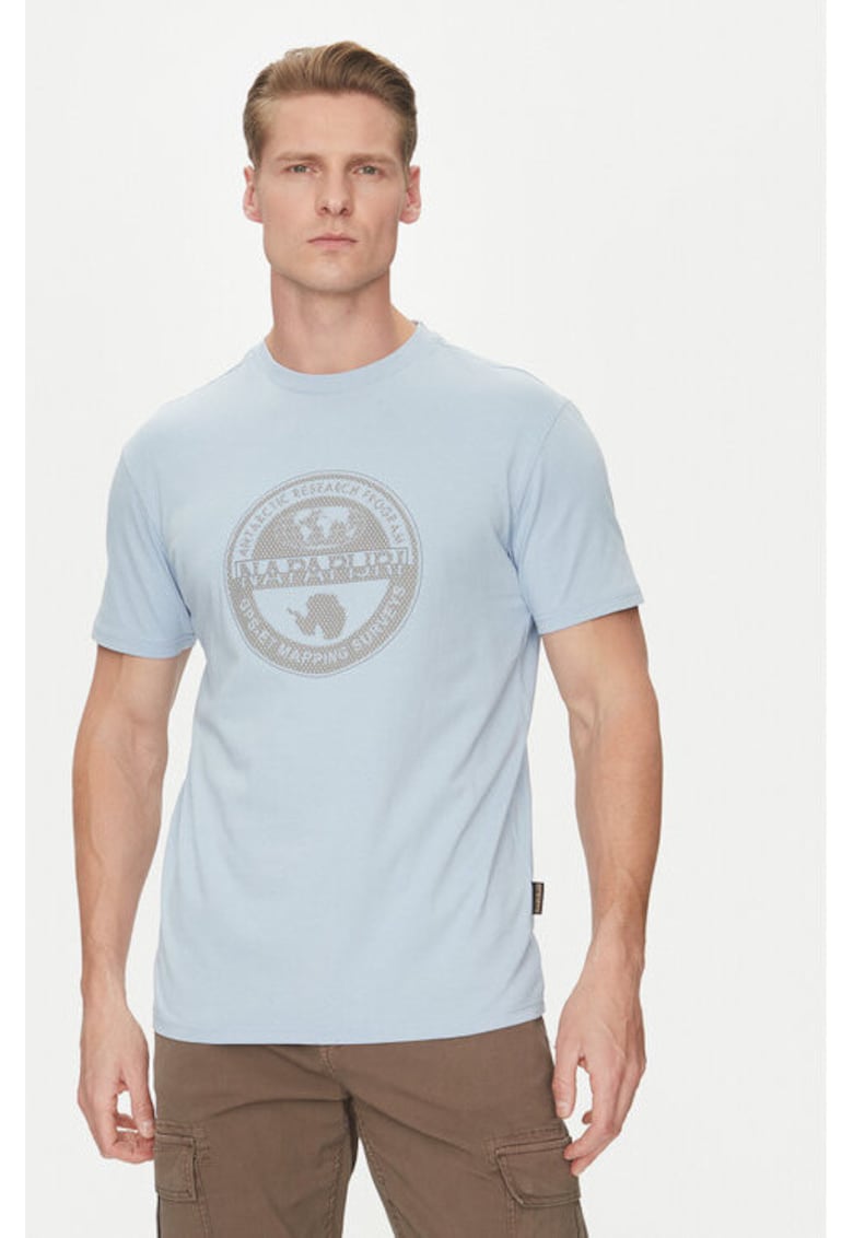 Tricou barbati -  305101945 - Bumbac - Albastru