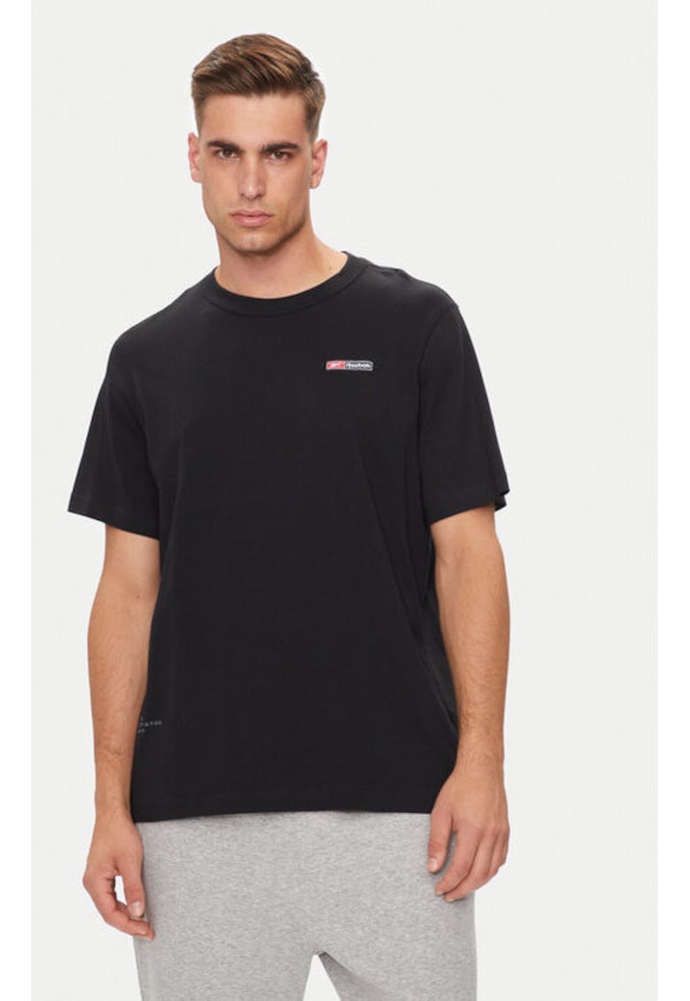 Tricou barbati - 304552779 - Bumbac - Negru - Negru
