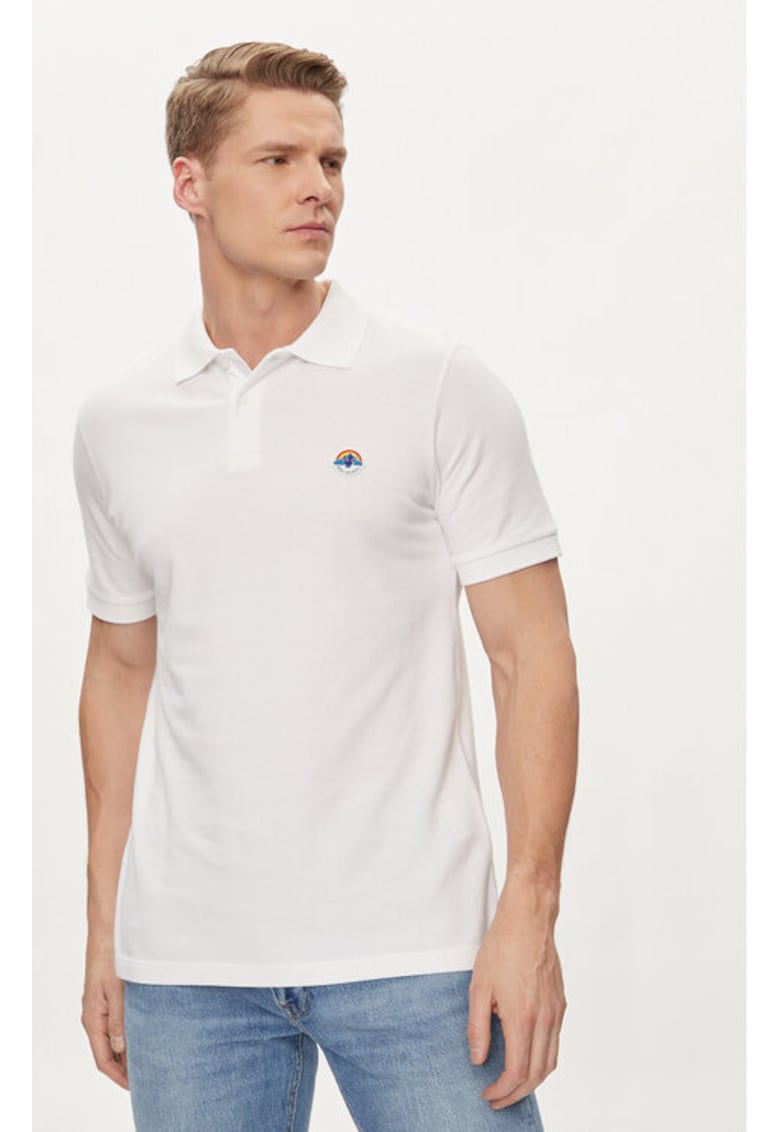 Tricou barbati - 303932145 - Bumbac - Alb - Alb
