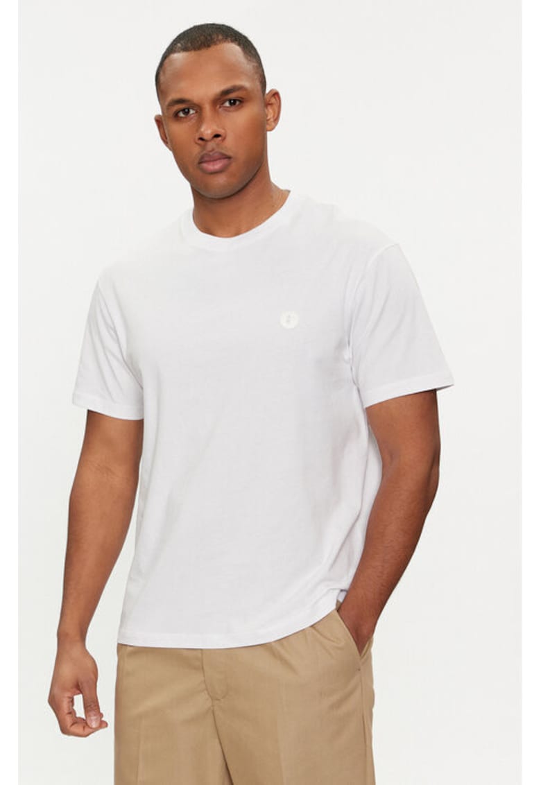 Tricou barbati - 303932206 - Bumbac organic - Alb - Alb