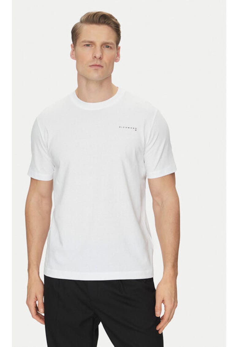 Tricou barbati - 304370755 - Bumbac - Alb