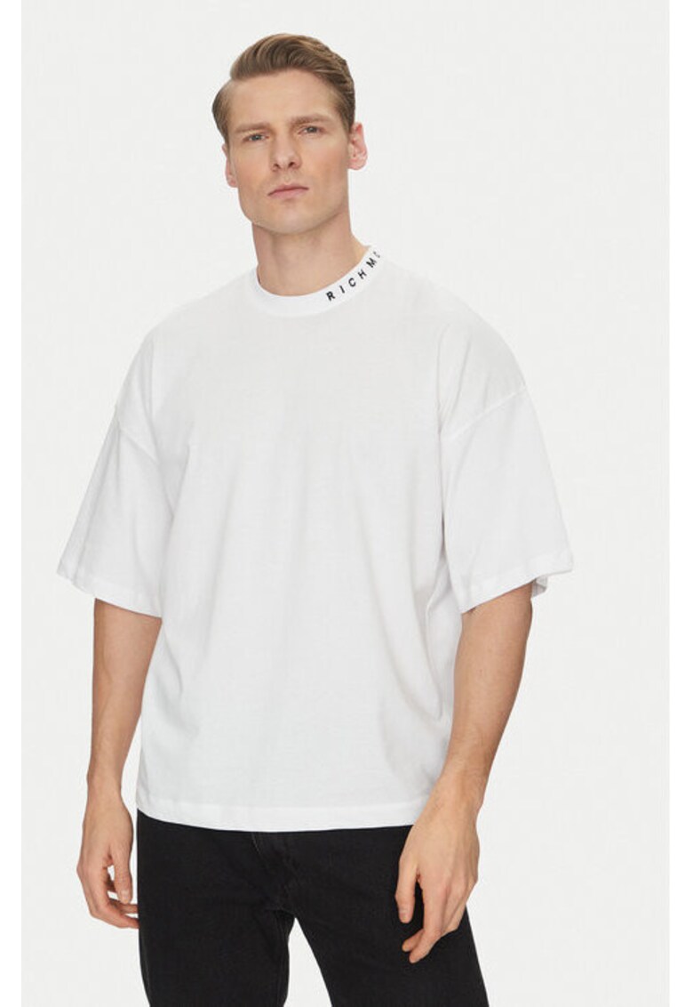 Tricou barbati - 304370779 - Bumbac - Alb