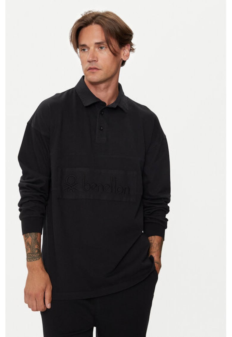 Tricou barbati - 304268786 - Bumbac - Negru - Negru