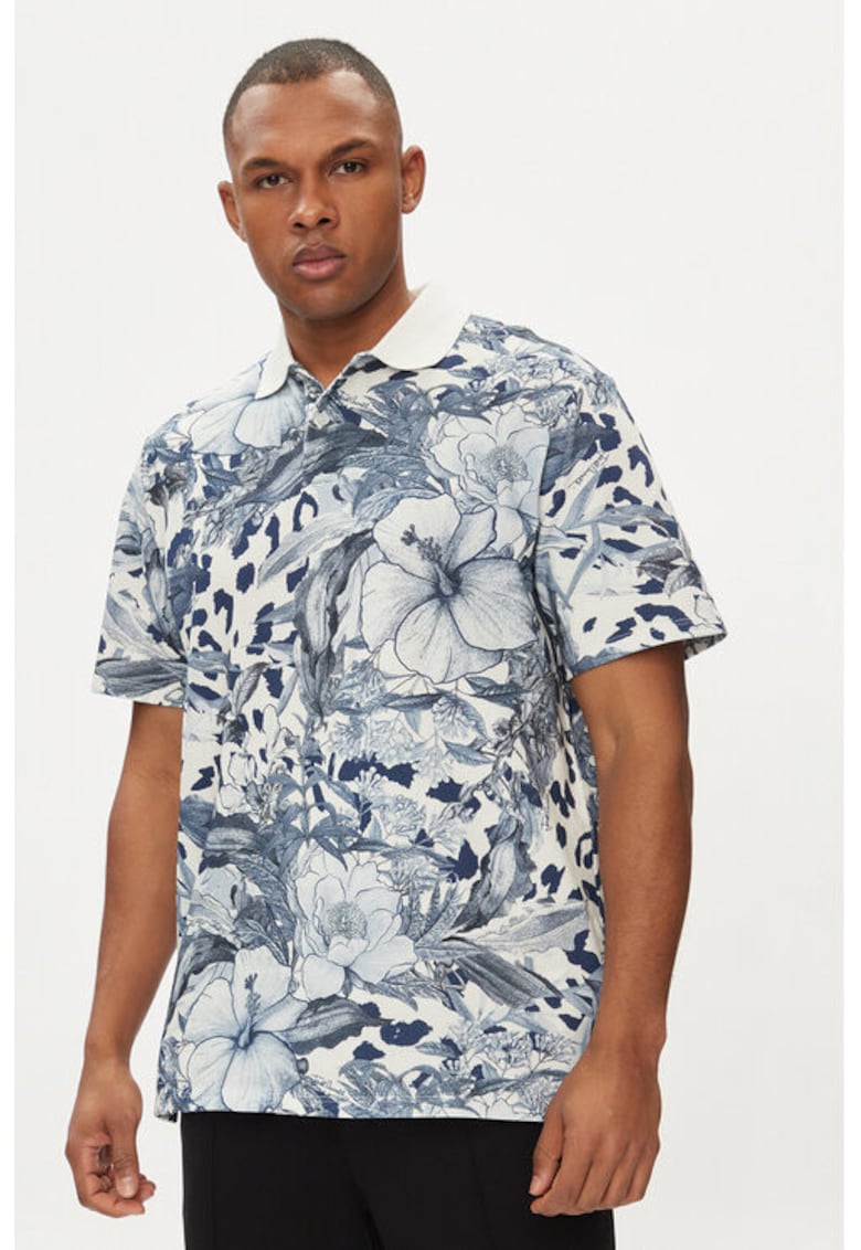 Tricou barbati - 303691615 - Bumbac - Albastru Tricou barbati - 303691615 - Bumbac - Albastru