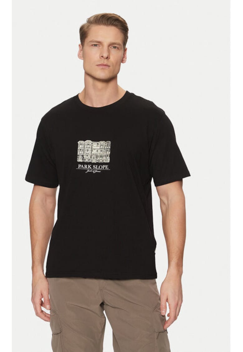 Tricou barbati -  304780066 - Bumbac - Negru