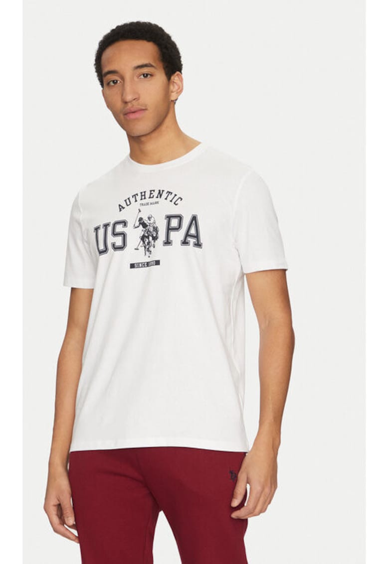 Tricou barbati -  304798108 - Bumbac organic - Alb