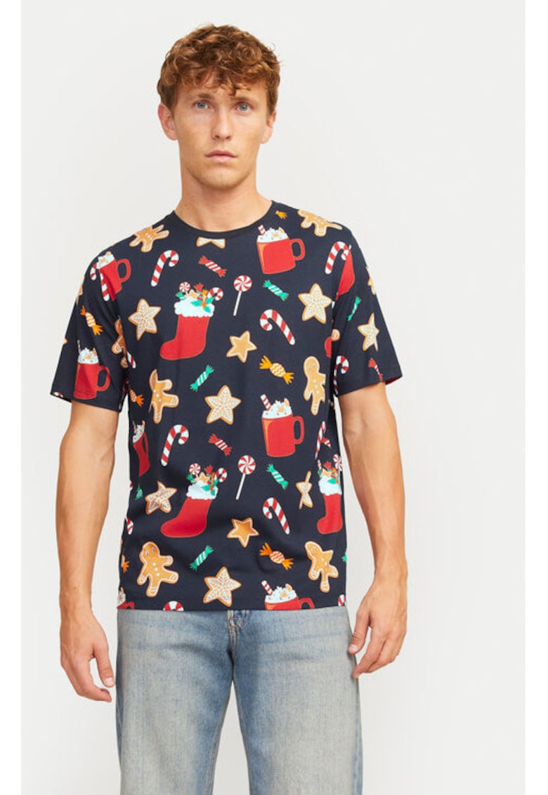 Tricou barbati -  304367939 - Bumbac - Albastru