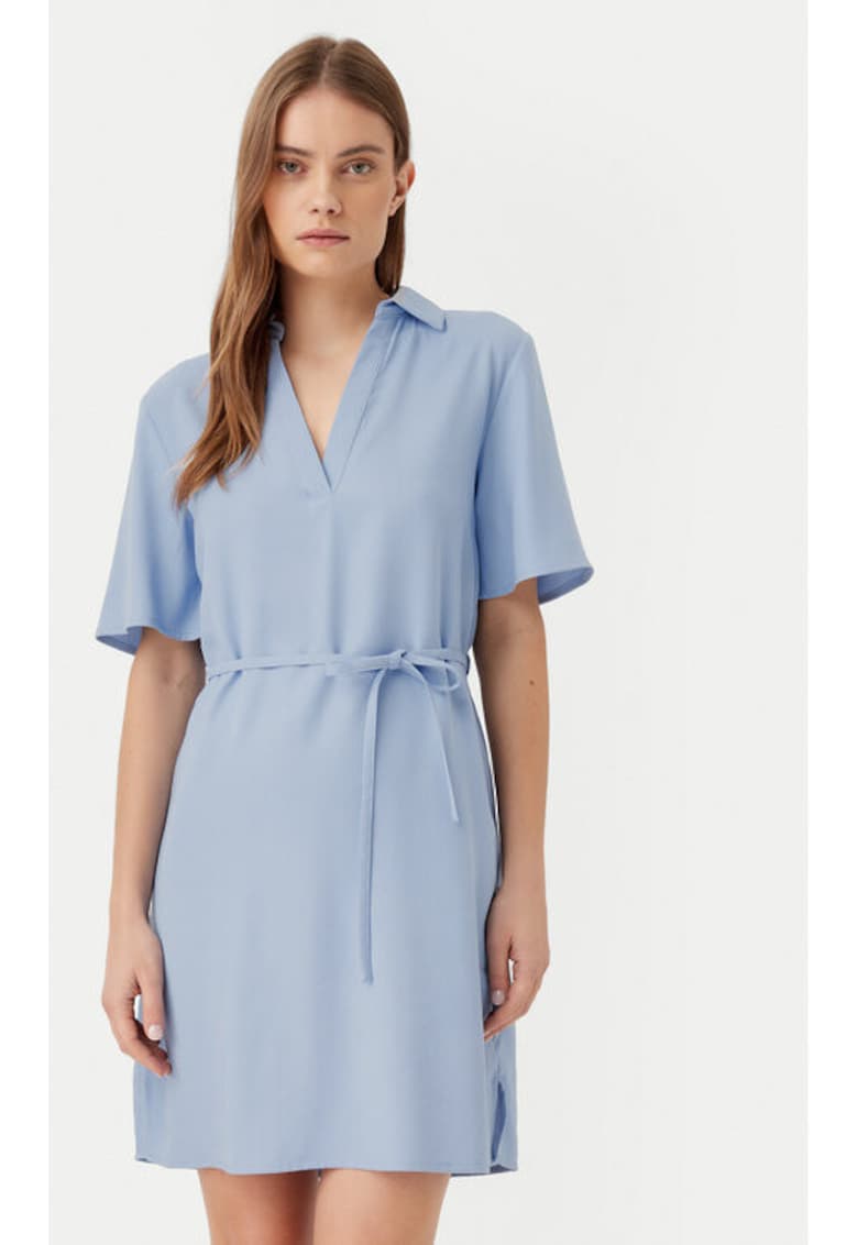 Rochie dama - 304807015 - Viscoza - Albastru Rochie dama - 304807015 - Viscoza - Albastru