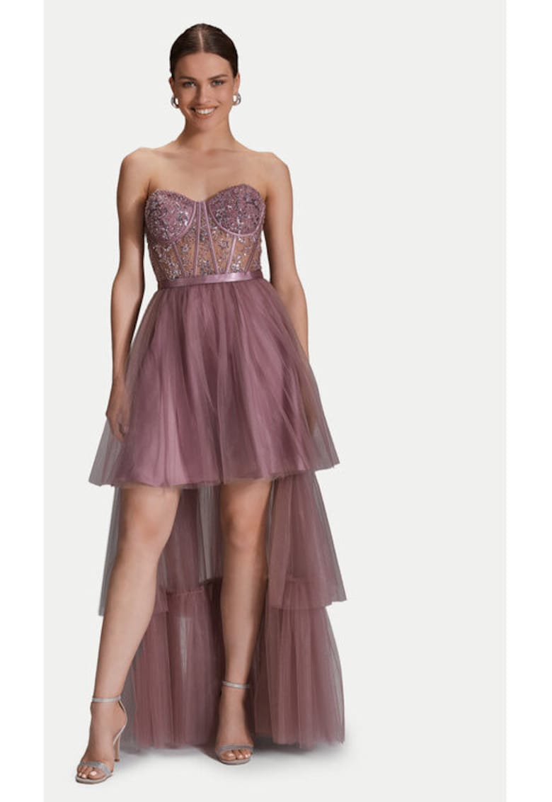 Rochie dama -  304886645 - Poliester - Roz Rochie dama -  304886645 - Poliester - Roz