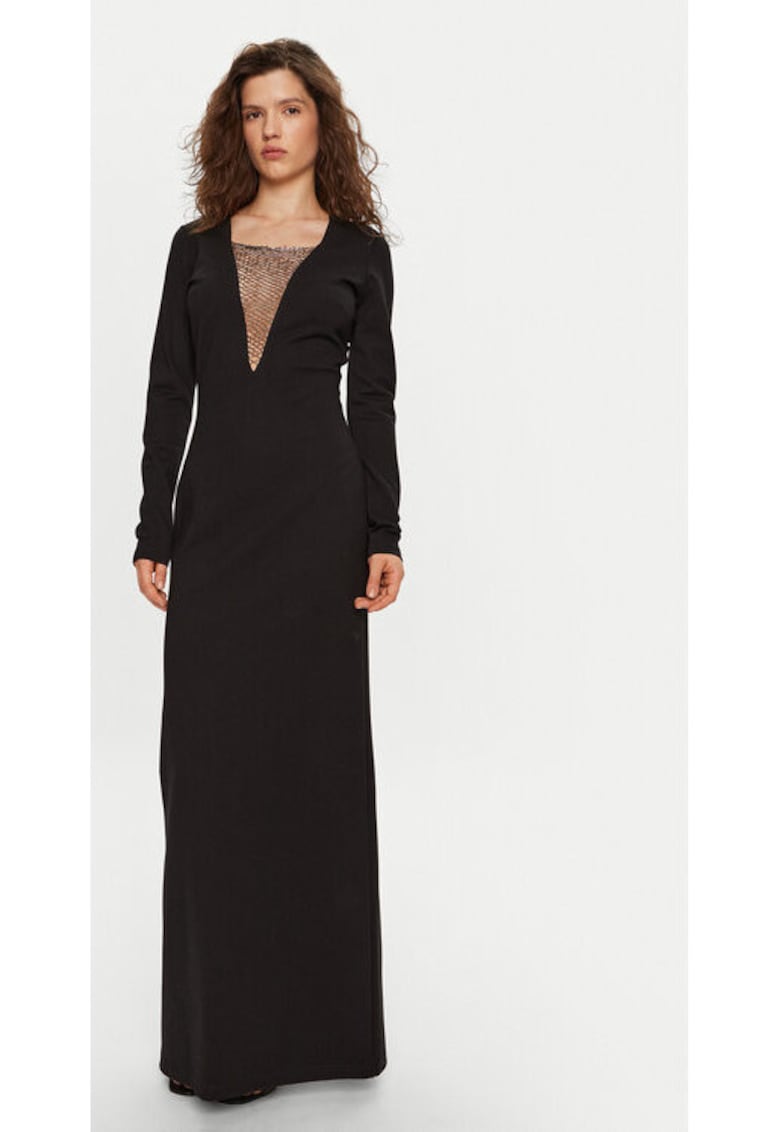 Rochie dama -  304549168 - Viscoza/Poliamida - Negru