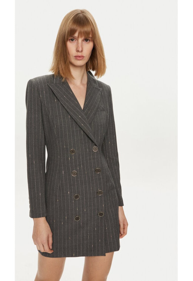 Rochie dama - 304362118 - Poliester reciclat/Lana - Gri - Gri