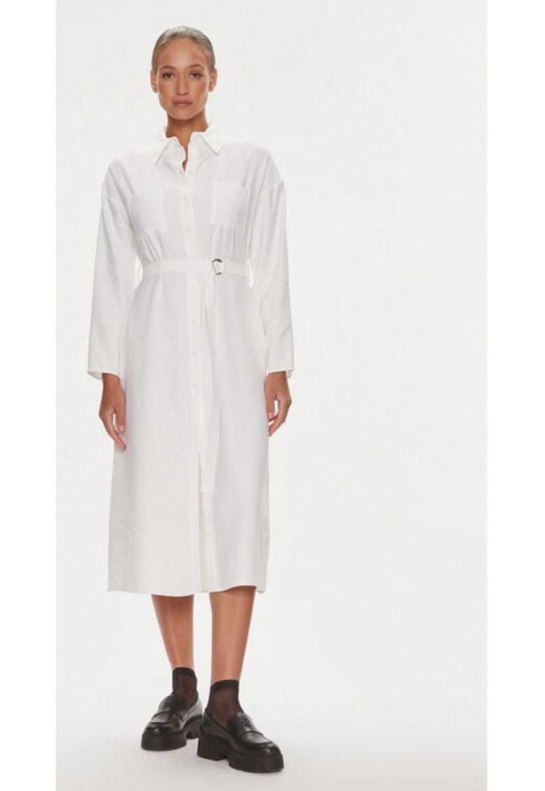 Rochie dama - 302170920 - Viscoza - Alb