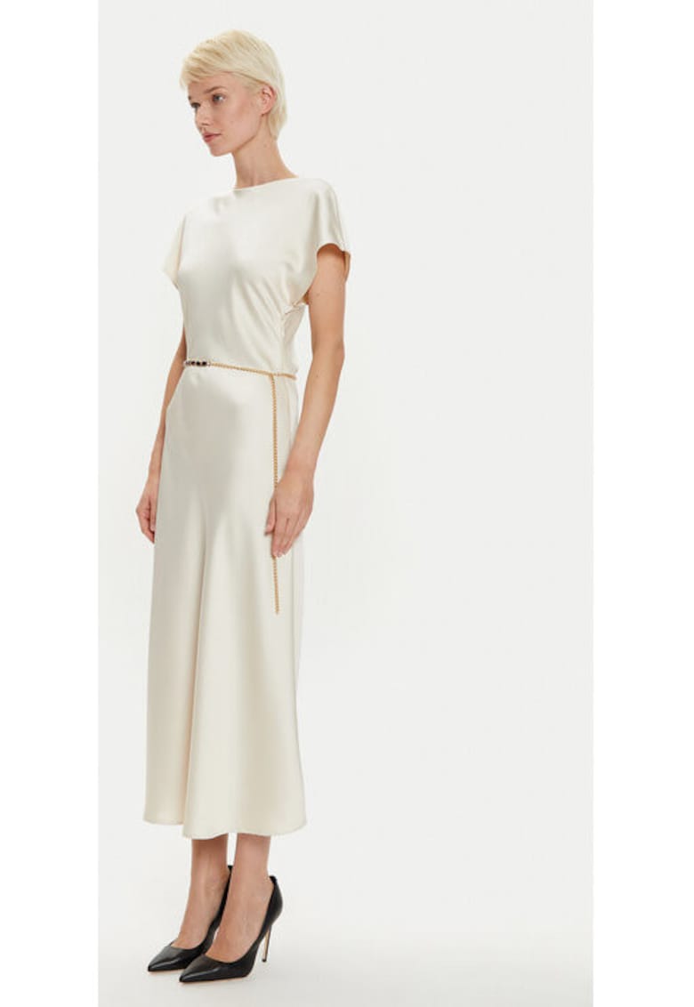 Rochie dama - 304831065 - Poliester - Bej Rochie dama - 304831065 - Poliester - Bej