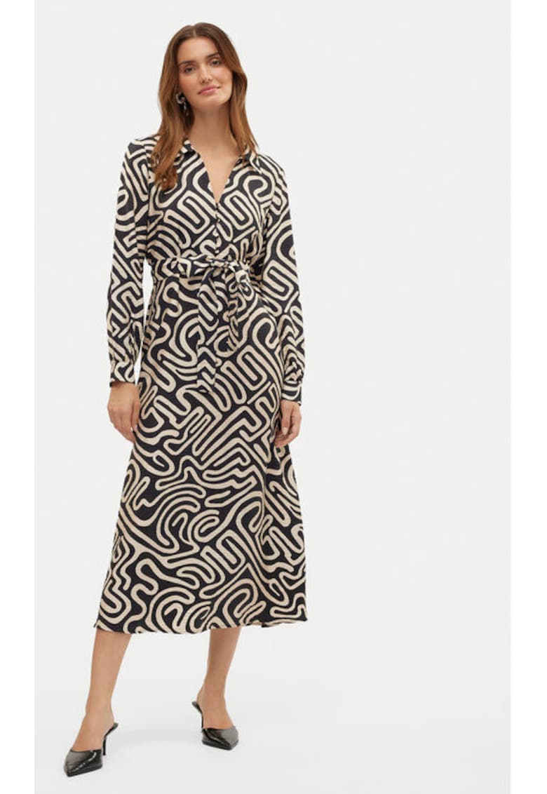 Rochie dama - 304786884 - Viscoza - Negru